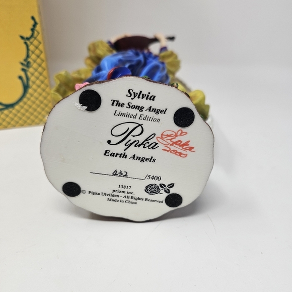Pipka Earth Angels Sylvia The Song Angel  #13817 Limited Edition New in Open Box - Picture 7 of 9